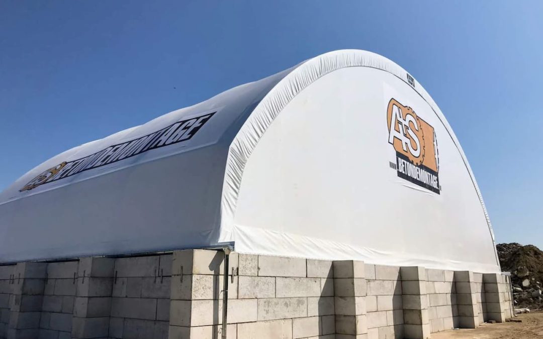 Überdachung Schüttgutbox