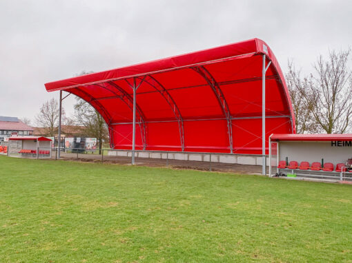 Tribünenüberdachung Fußballstadion